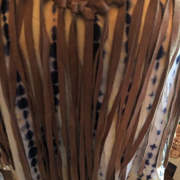 Tie Dye Fringe Dress - Picture 3 of 7